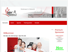 Tablet Screenshot of bsv-biebertal.de